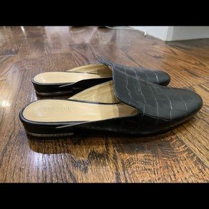 Michael Kors leather mules